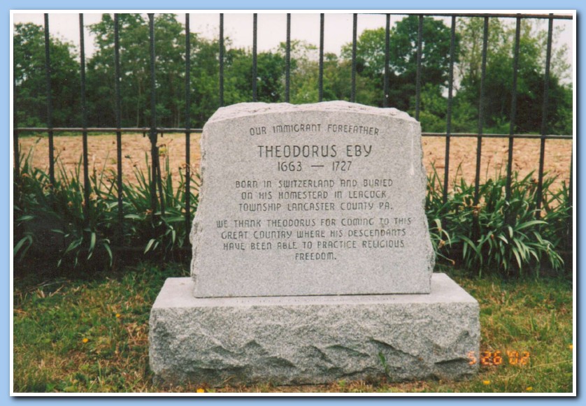 Eby Memorial Stone